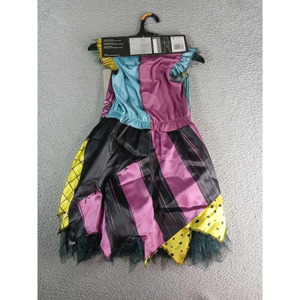 Disney SALLY Nightmare Before Christmas Dress Costume Small (4-6X) Halloween NWT